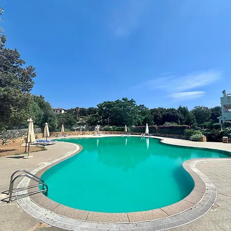 Lejlighedshotel With Swimming Pool In Porto Rotondo, With Air Conditioning And Private Outdoor Area